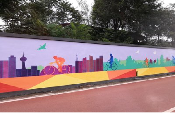 瑞金墙体彩绘-围墙