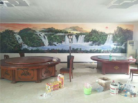 瑞金墙绘-写实风景