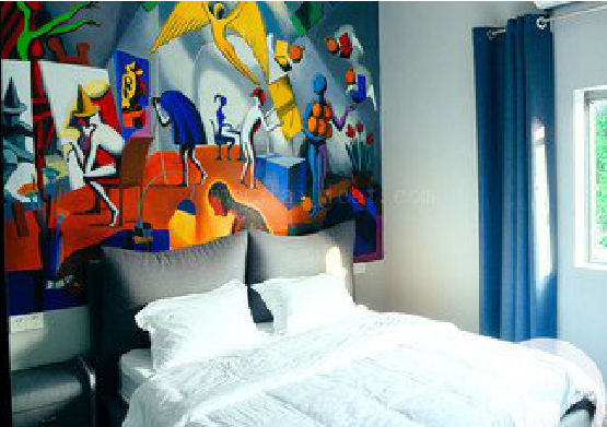 瑞金对于酒店的墙体彩绘而言更注重哪些方面？