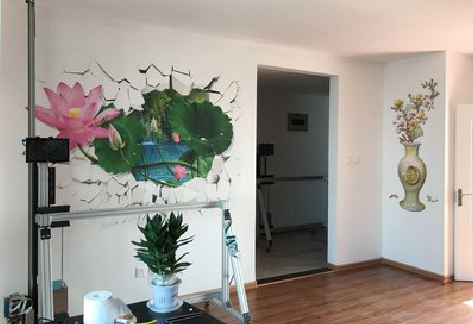 瑞金墙体彩绘相比墙纸的优势。