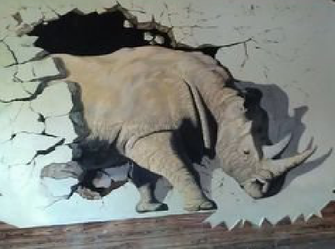 瑞金在墙绘中，如何绘制3D效果？