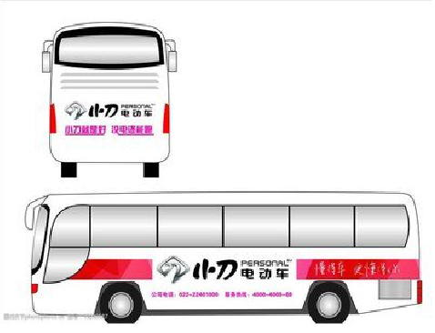 瑞金公交车身贴如何完美贴合？