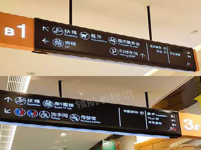 瑞金如何通过商场标识牌引导客流分布？